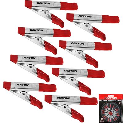 8 Stück Feder Schnellspannzwingen Holz Arbeit Zimmerei Metallklemme 60 mm 2'' DT60652