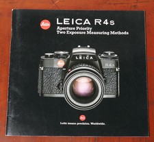 LEITZ LEICA R4S SALES BROCHURE/125851
