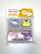 Sanrio Characters 3 Pocket Pill Case Hello Kitty My Melody kuromi Pochacco ....