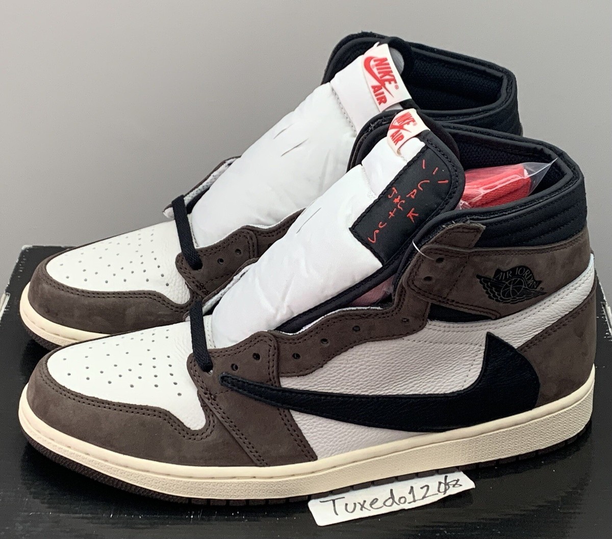 DS Travis Scott x Nike Air Jordan 1 High OG sz12 Mocha 4