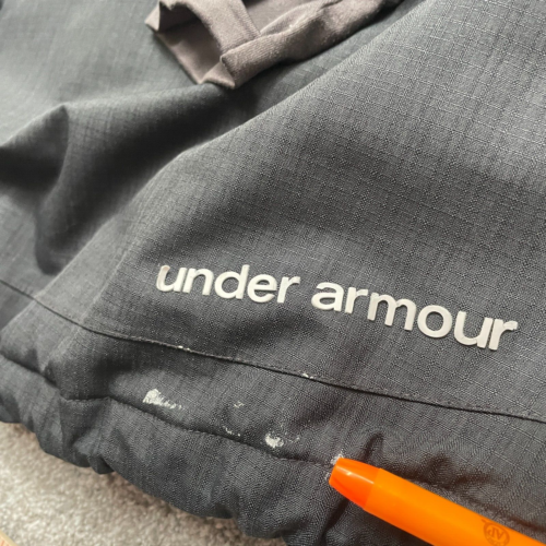 Under Armour Jacket Medium Black Storm Coldgear Infrared Full Zip Hooded READ - Picture 14 of 15
