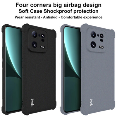 IMAK For Xiaomi 13 /13 Pro Shockproof Airbag Soft Matte Rubber Clear Case Cover