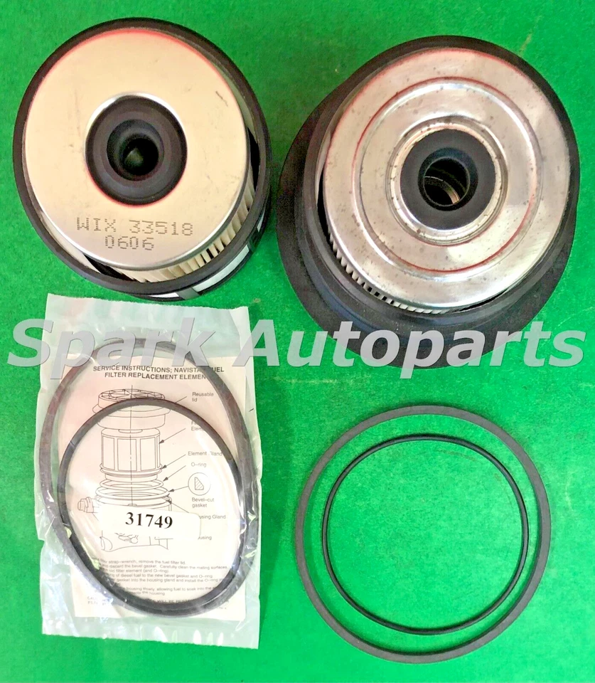 New Lot of 2 Fuel Filter 33518 For FORD E-350 Club Wagon, E-350 E-450 Super Duty Foto 3 de 3