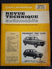 Revue technique Peugeot 104