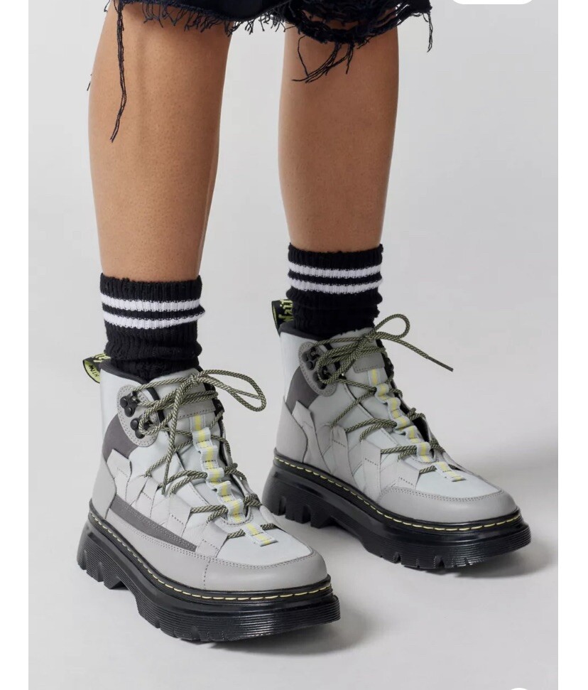 NEW Unisex Boots Dr. Martens Boury GUN METAL GUNMETAL GREY US MENS 10  DOCS image 3