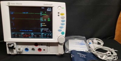 Datex-Ohmeda Cardiocap/5 - Spo2, NIBP, ECG, Temp, 2x IBP, Printer - 5 AGENT