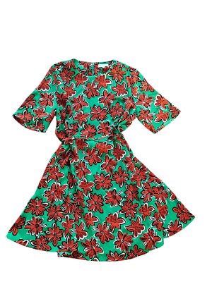 warehouse green floral dress Green Floral Flowy Dress