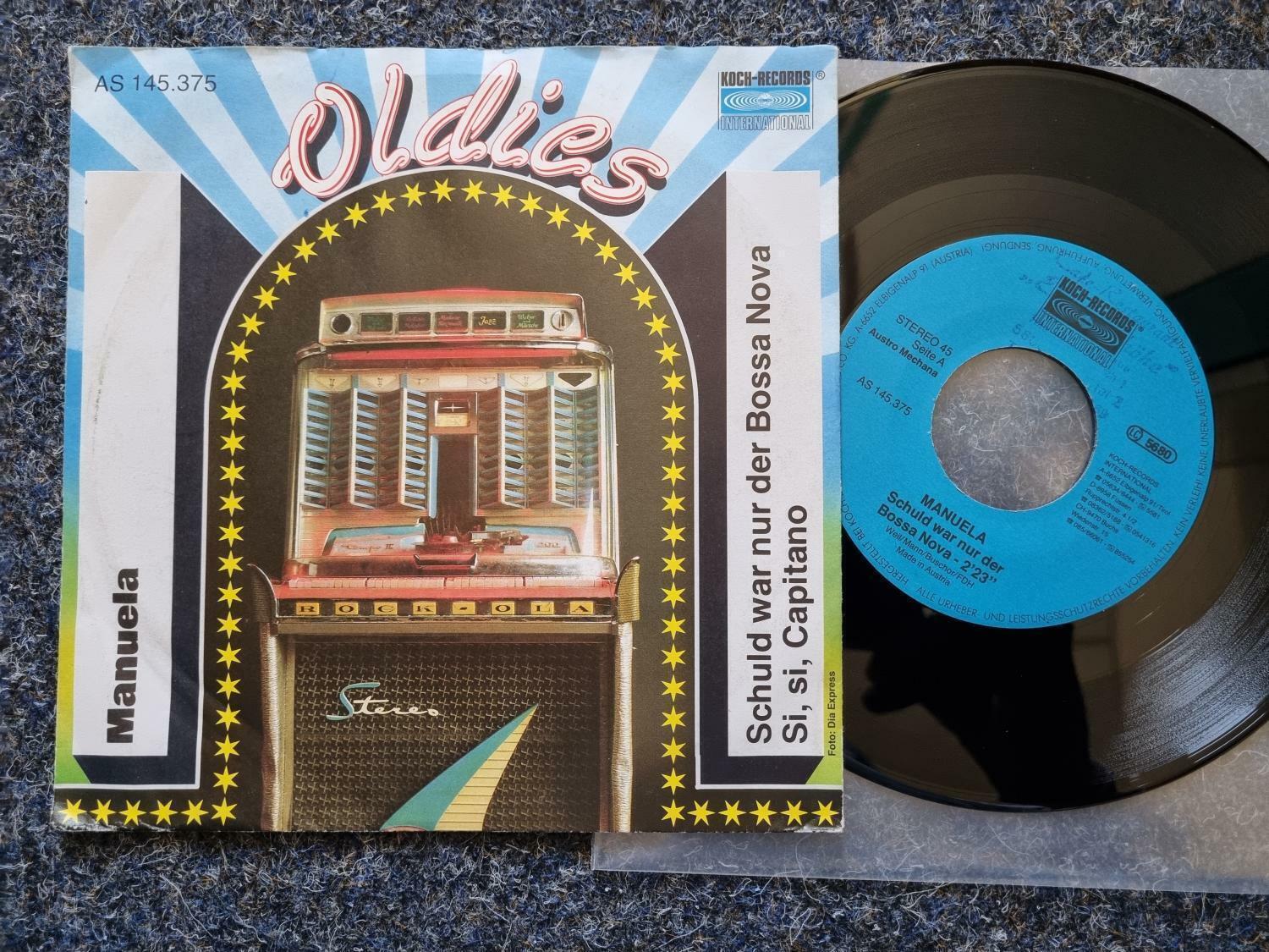 7"" Single Vinyl Manuela - Schuld war nur der Bossa Nova/ Si, si, Capitano