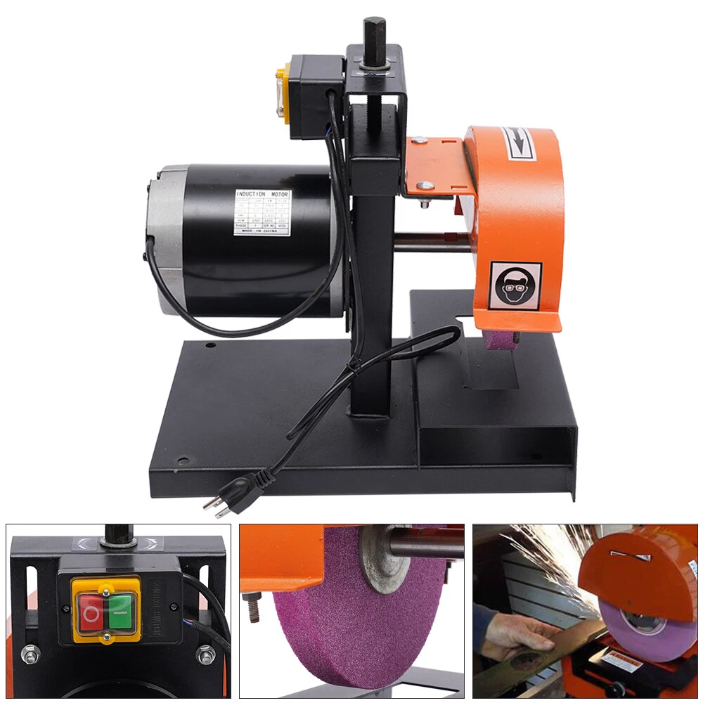 280W Electric Lawn Mower Blade Sharpener 1720RPM Bench Grinder Machine 110V New