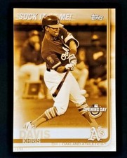 2018 TOPPS KHRIS DAVIS SOCK IT TO ME 5X7