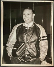 1940's Type 1 Photo Dit Clapper Boston Bruins NHL HOFer Art Ross Collection