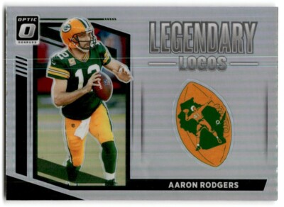 2021 Donruss Optic Legendary Logos Aaron Rodgers Green Bay Packers