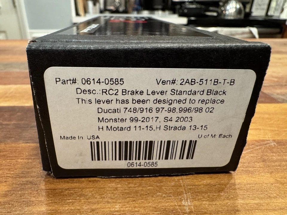 Palanca de freno CRG RC2 longitud estándar para Ducati Monster 696 pieza: 0614-0585 Foto 2 de 2
