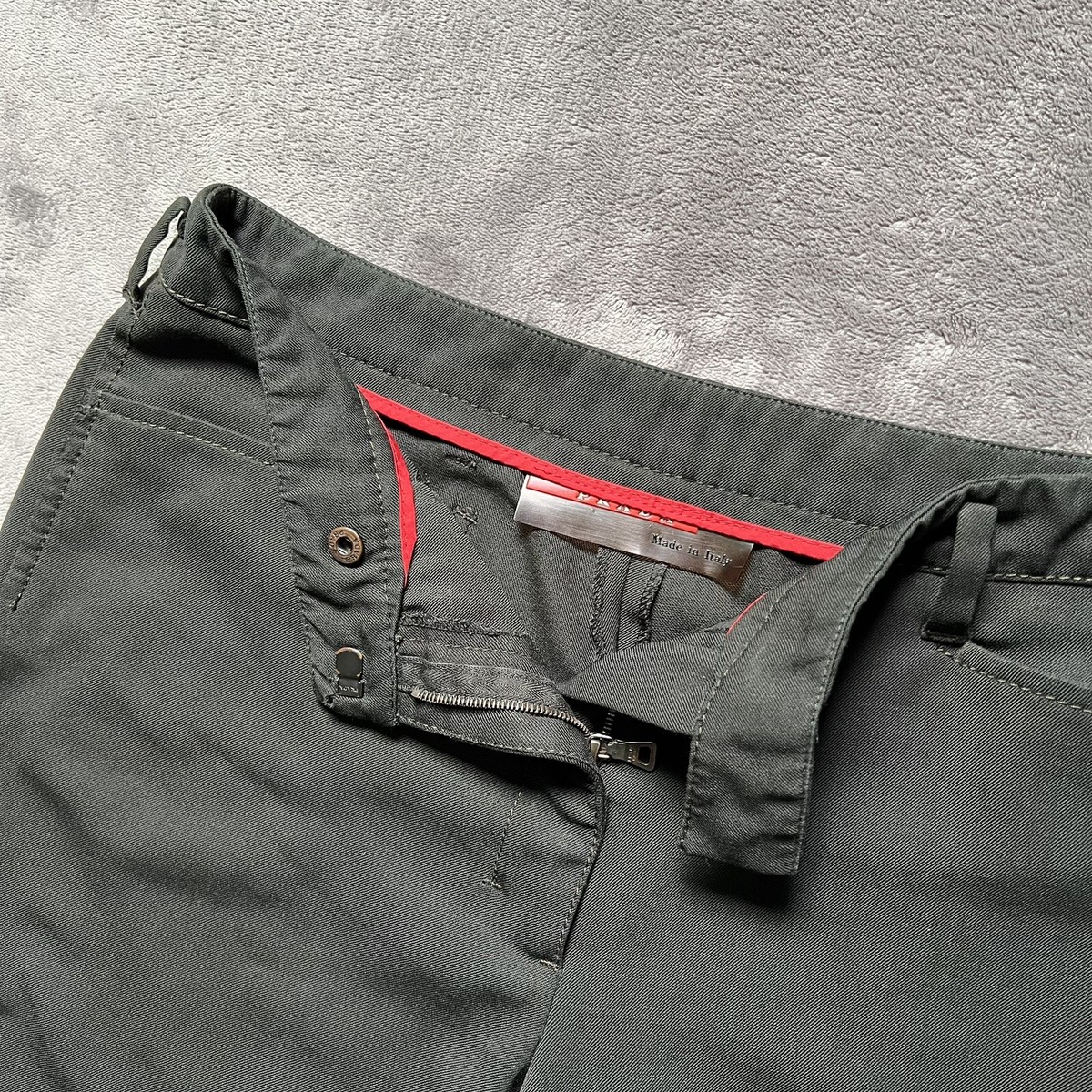 19AW プラダ　PRADA NYLON TROUSERS OLIVE 正規品 s-l1200.jpg