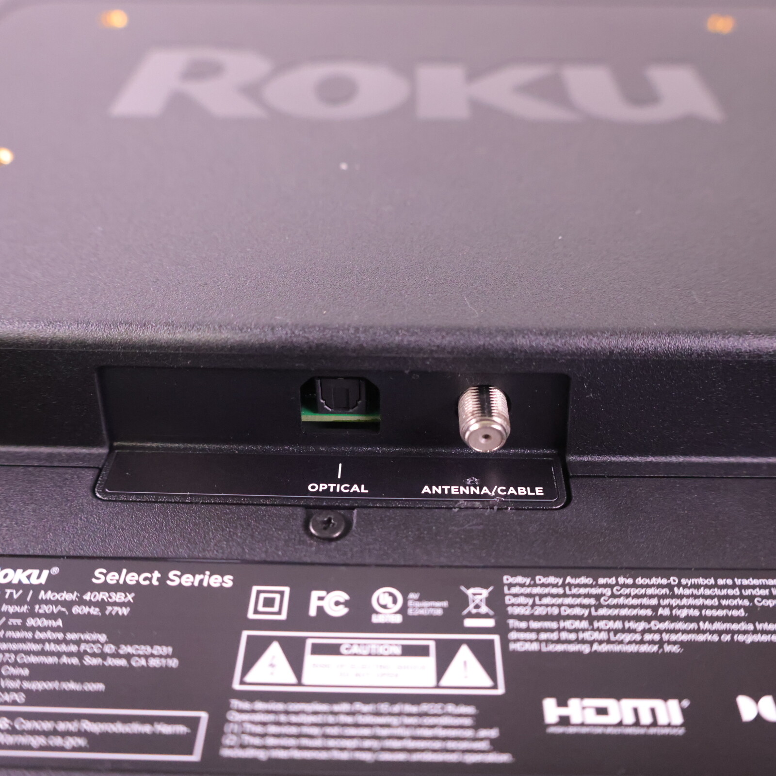 ROKU 40" CLASS SELECT SERIES FULL HD SMART ROKUTV 40R3B5 NEW OPEN