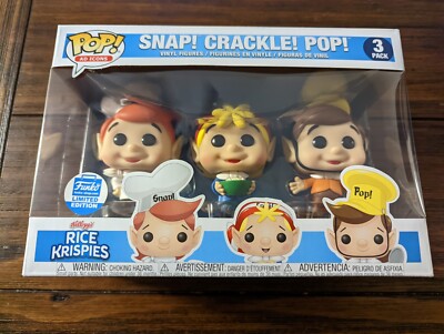 Funko Pop! Ad Icons 3 Pack Rice Krispies Snap! Crackle! Pop! Shop Exclusive