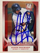 Dixon Machado Signed Panini #65 2013 Card Detroit Tigers Auto MLB RAD