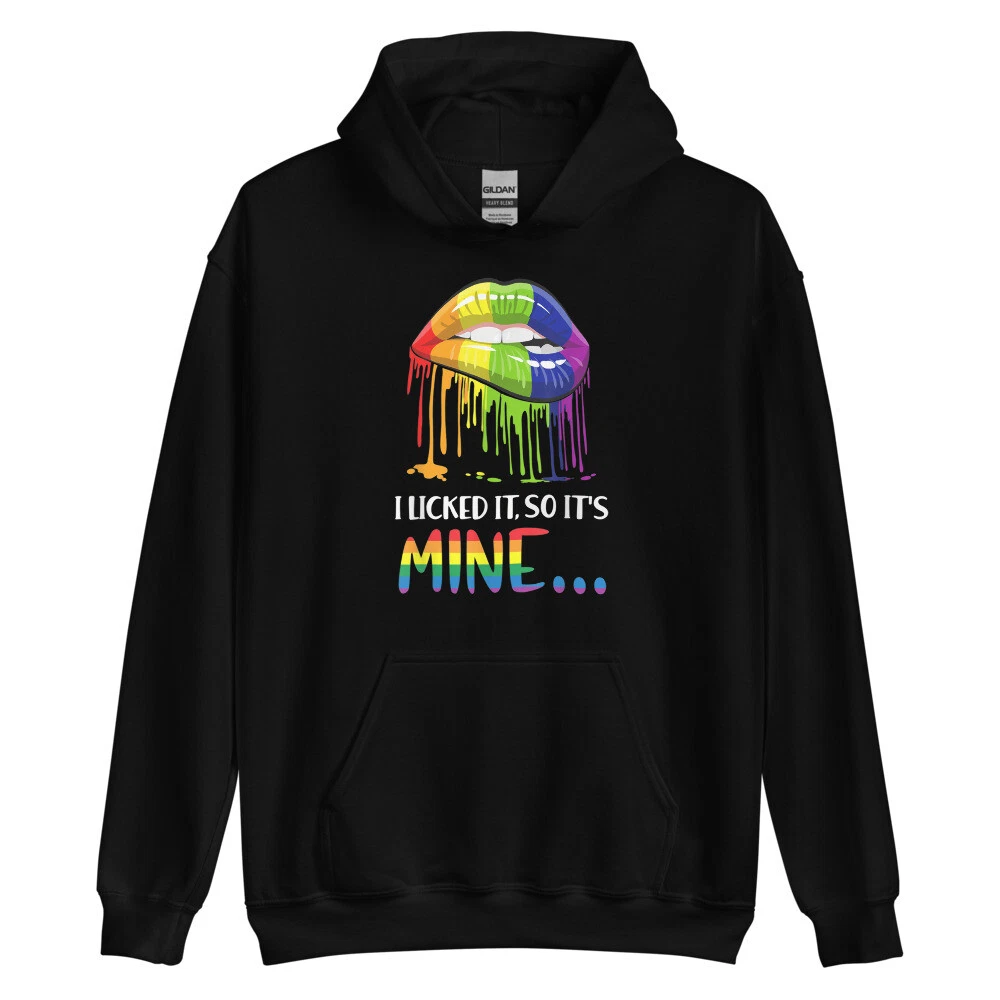 I Licked It So It s Mine Rainbow Lips LGBTQ Gay Pride Queer Gift