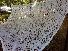 6X9FT Snow Camo Net White Camouflage Hunter Cover Sun Protection Net