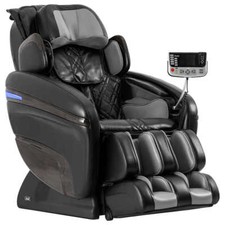 OSAKI 7200H Pinnacle Quad Roller Massage Chair Zero Gravity Recliner Heat Black