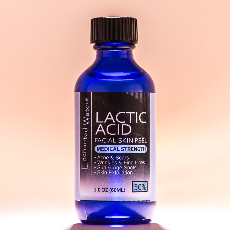 2 oz LACTIC Acid Skin Peel- 50% - For: Acne, Scars, Wrinkles, Melasma, Age Spots