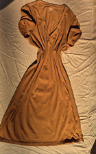 Madewell Womens T Shirt Dress brunt Oragne Knit Jersey Short Sleeve Size Medium