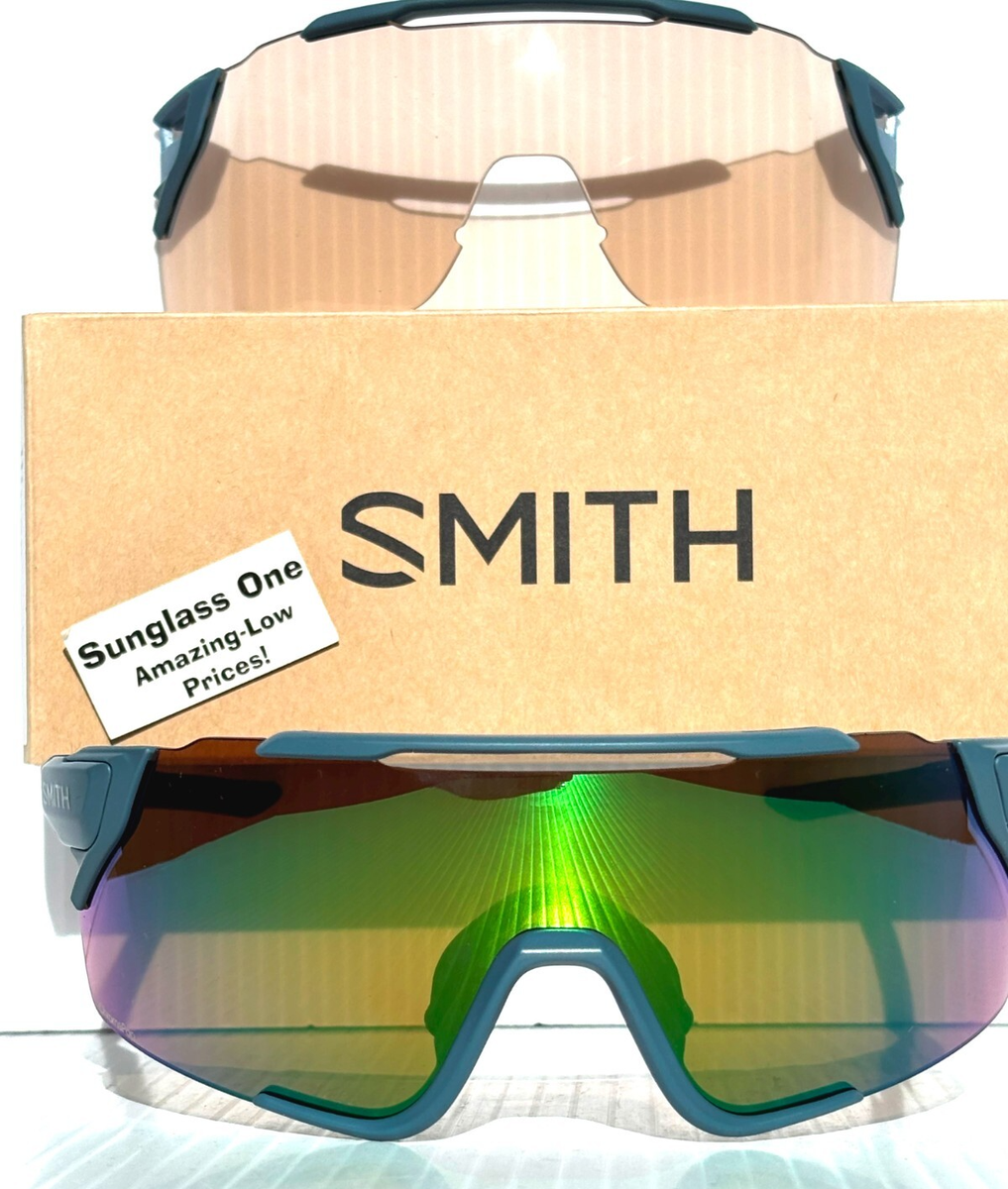 NEW Smith Optics ATTACK MAG MTB Matte Stone ChromaPop Green & Low