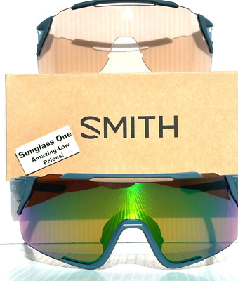 NEW Smith Optics ATTACK MAG MTB Matte Stone ChromaPop Green & Low