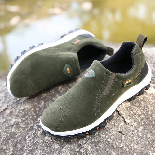 Mens Casual Breathable Loafers Shoes Running Walking Slip on Sports Sneakers Gym - Bild 34 von 49