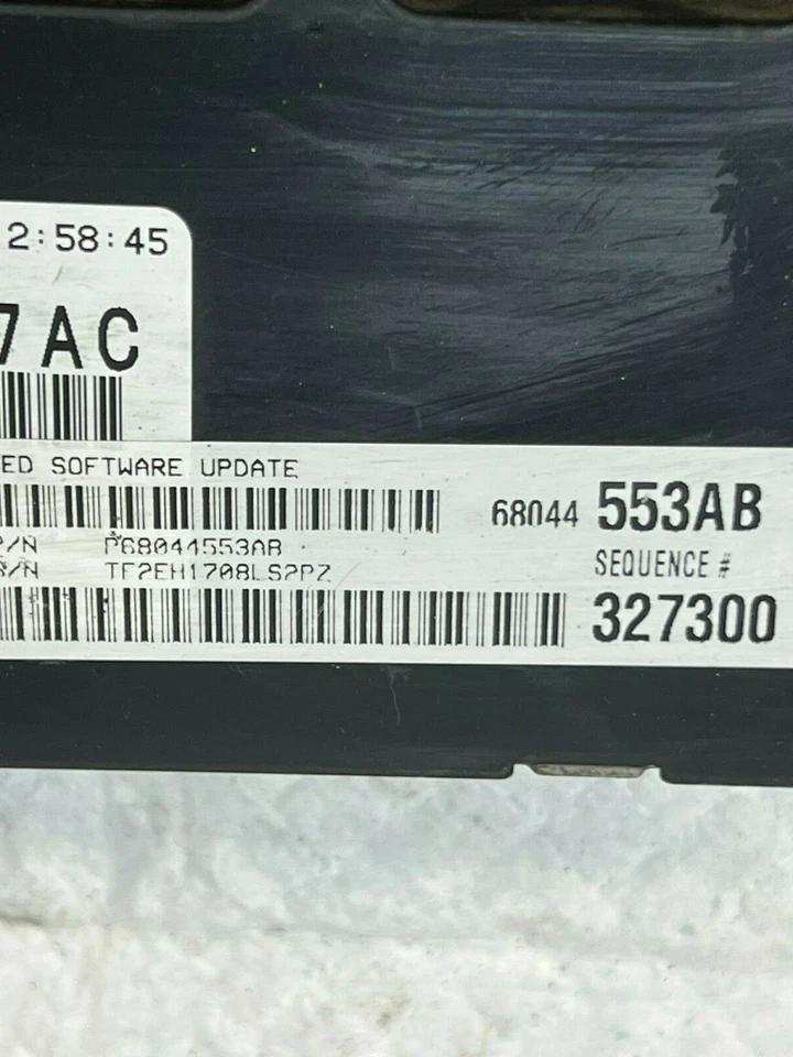 Dodge Caravan 2008 módulo de control del motor de 3,3 L computadora ECM ECU OEM (R-400) Foto 3 de 4