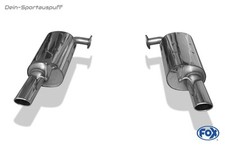 Fox Edelstahl Duplex Sportauspuff Lexus GS 300 Bj.97-05 je 115x85mm oval