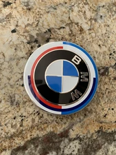 82mm Replacement Fit for 50TH B-M-W Hood Emblem Badge Roundel 51148132375