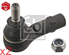 Front Tie Rod End FEBI x2 pcs Fits SKODA VW Favorit Felicia I II Mk 6U0422811