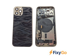 Original iPhone 12 Pro Rückgehäuse Gold mit Kleinteilen EU Version Pulled
