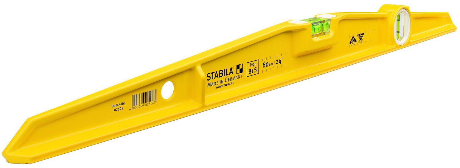Livella Stabila 81S Alluminio 50 cm - Design Ergonomico e Precisione Top