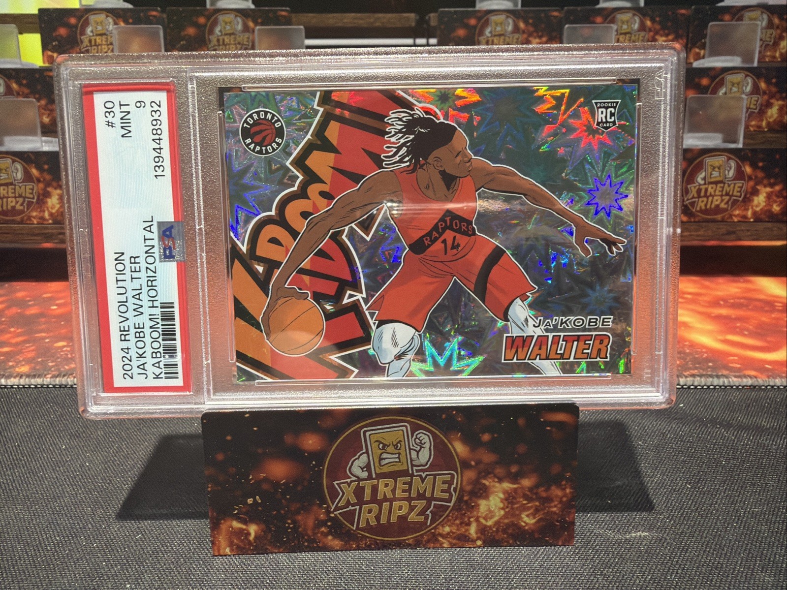 2024 Revolution Ja’Kobe Walter 💥 KABOOM 💥 Horizontal 💥 PSA 9