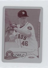 2014 Topps Mini Printing Plate Magenta 1/1 Scott Feldman #467 q3x