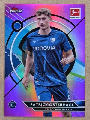 Patrick Osterhage 2022-23 Topps Finest Bundesliga Pink Refractor #28 RC /300