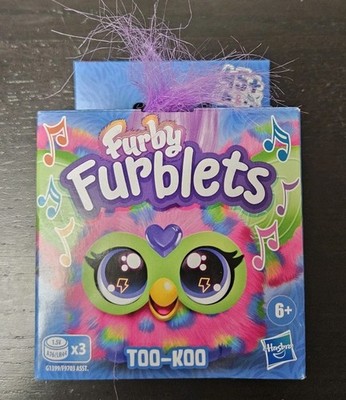 Furby Furblets Too-Koo Mini Friend, 45+ Sounds & Music, Speaks Only Furbish