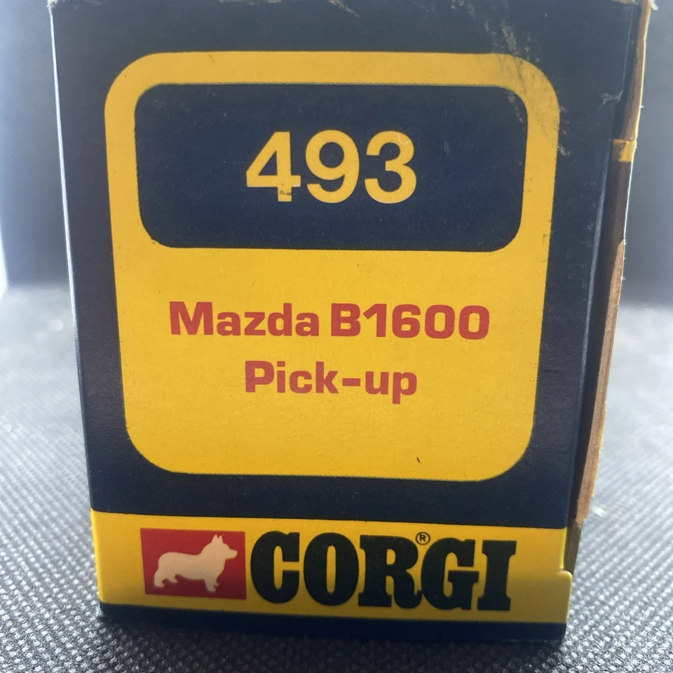 Corgi 493 Mazda B1600 Pickup Truck Blue Vintage 1970s Boxed - Image 2 of 4
