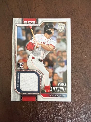 2026 Topps Series 1 Roman Anthony RC Real One Game Used Relic #189