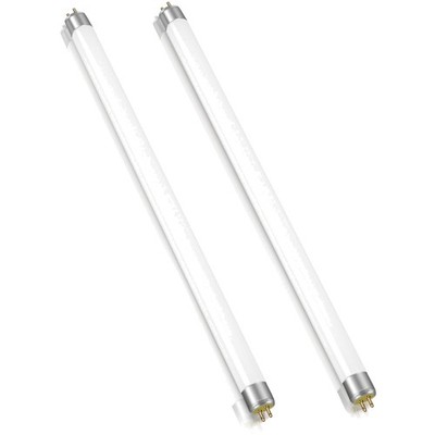 Fluorescent Lampen T5 8W Warm White 300mm Pack 2 Energieeffizient LED Lampen