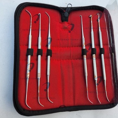 6 PSc Set Varady Phlebectomy Extractors And Skin Hooks Plastic Surgery By Inzee