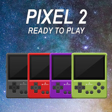 GKD Pixel 2 II Portable Handheld Retro Game Console with 64GB - US Seller