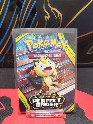 Meowth Pokemon TCG Perfect Order Trainer Tips Art Card Build And Battle