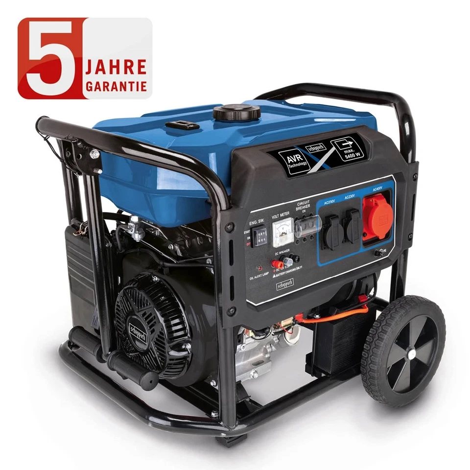 Scheppach Stromgenerator SG7100x Stromerzeuger 4-Takt Generator 5400 W