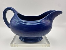 Vintage 1930-50s FIESTA Blue Gravy Boat (Original, retired color.)