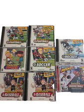 Lot of 8 Backyard Sports PC CD Computer Games Football 2002 Baseball 2003 Soccer