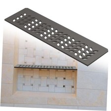 Pcs Aluminum Shower Niche Rectangular Shelf 5/32"/ 4 mm Thick, Petal 1 Bronze