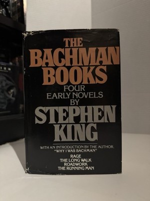 The Bachman Books By Stephen King 1985 NAL Hardcover w/DJ BCE Out Of Print Rage